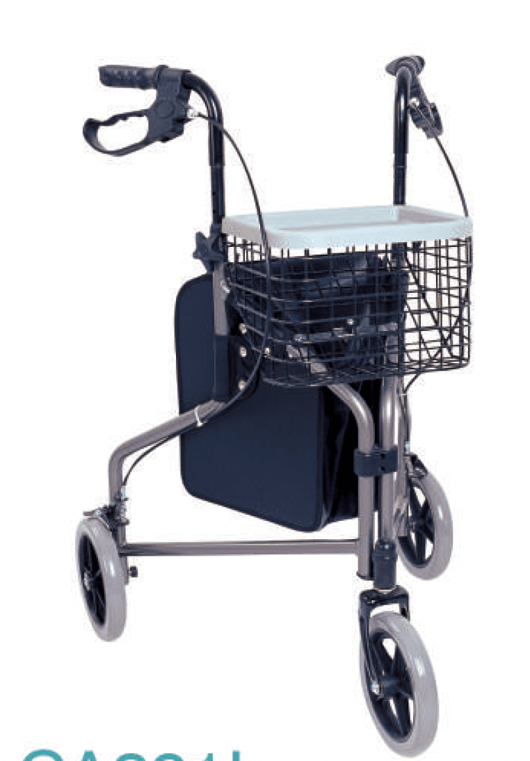 Walker Rollator TKWK 104 – Red/Titanium